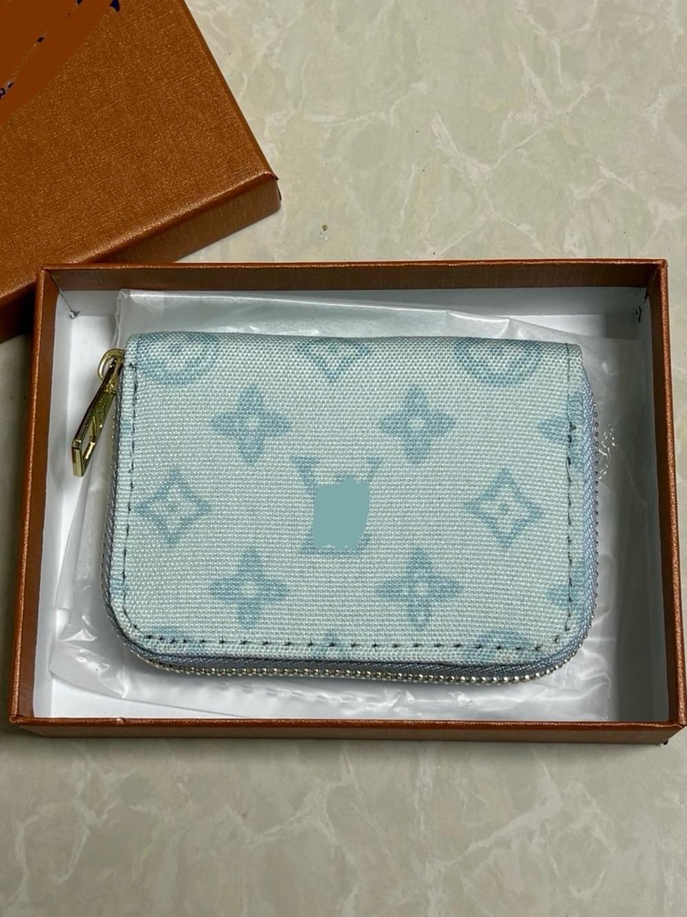 New women’s blue fashion wallet